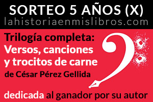 Sorteo Trilogía: Versos, canciones y trocitos de carne