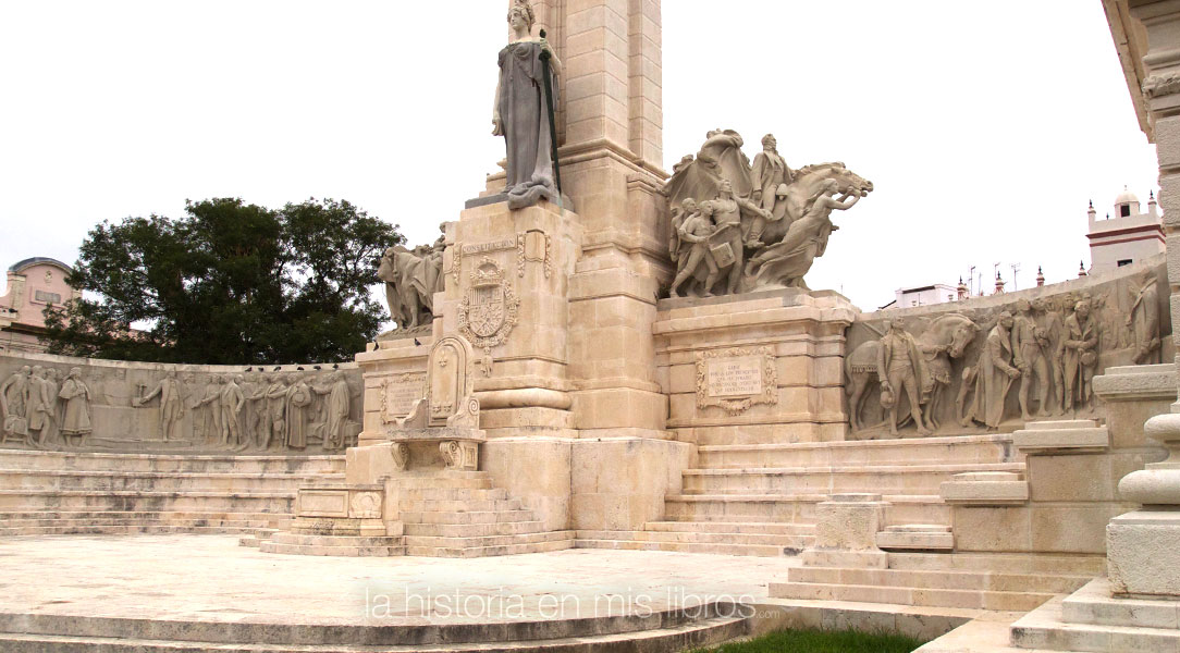 Monumento a las Cortes de Cádiz, en Cádiz.