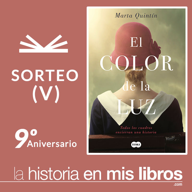 Sorteo V: El color de la luz, de Marta Quintín Maza