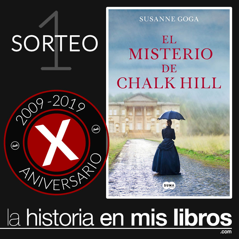 Sorteo 1, X Aniversario - El misterio de Chalk Hill, de Susanne Goga