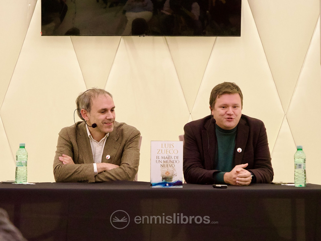 Presentación del nuevo libro de Luis Zueco con David Yagüe, un duo imbatible.