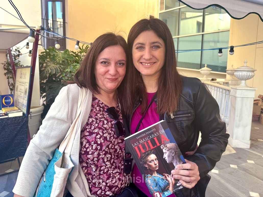 Sandra Parente fue muy amable y atenta durante el certamen.